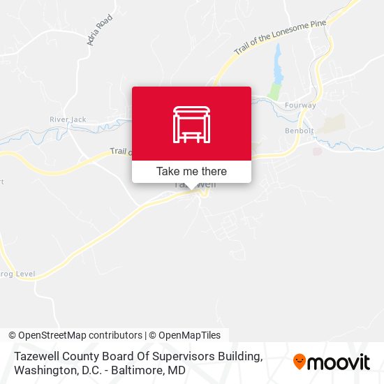 Mapa de Tazewell County Board Of Supervisors Building