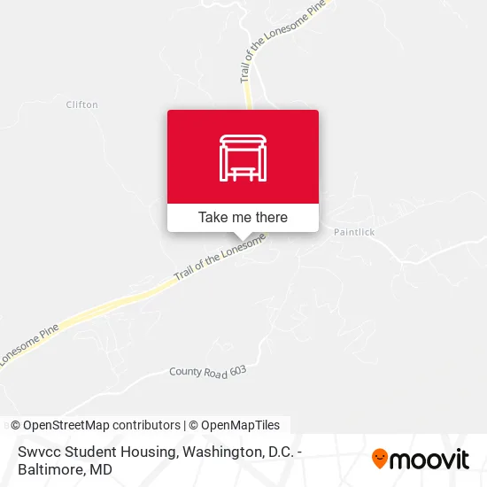 Swvcc Student Housing map