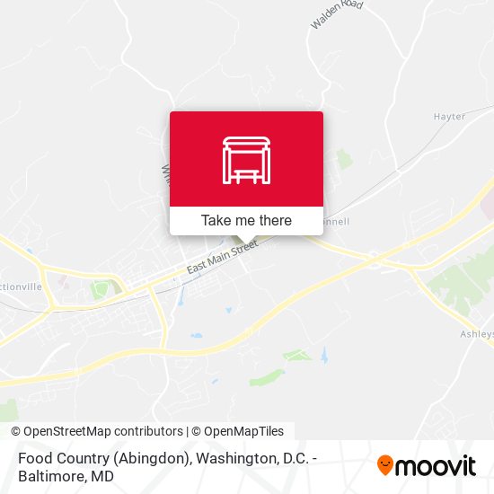 Food Country (Abingdon) map