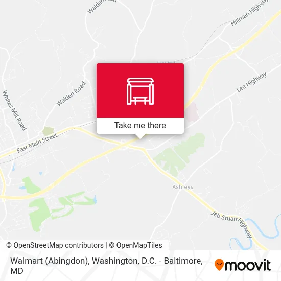Walmart (Abingdon) map