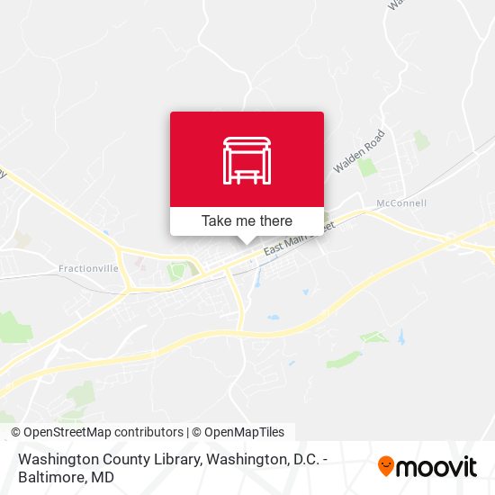Washington County Library map