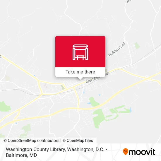 Washington County Library map