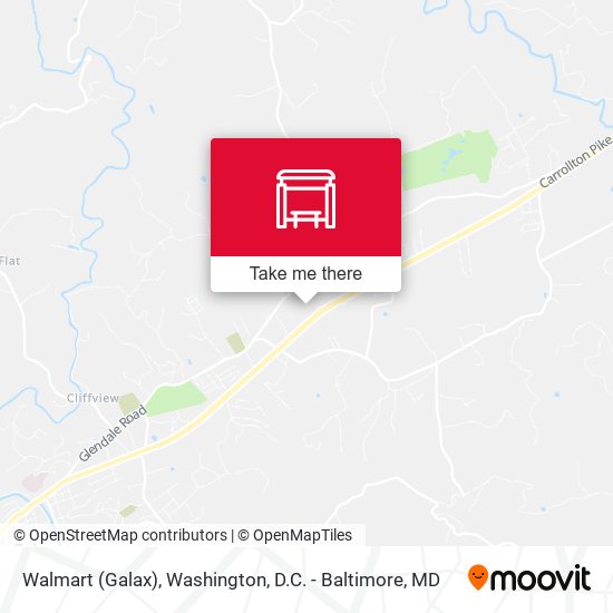 Walmart (Galax) map