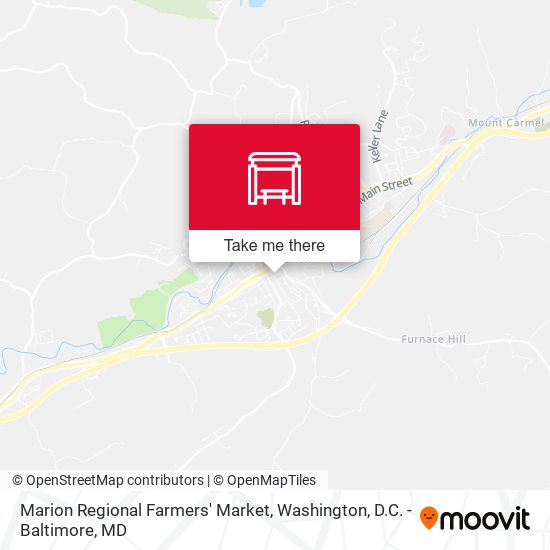 Marion Regional Farmers' Market map