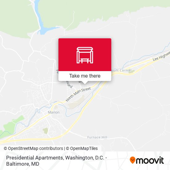 Presidential Apartments map