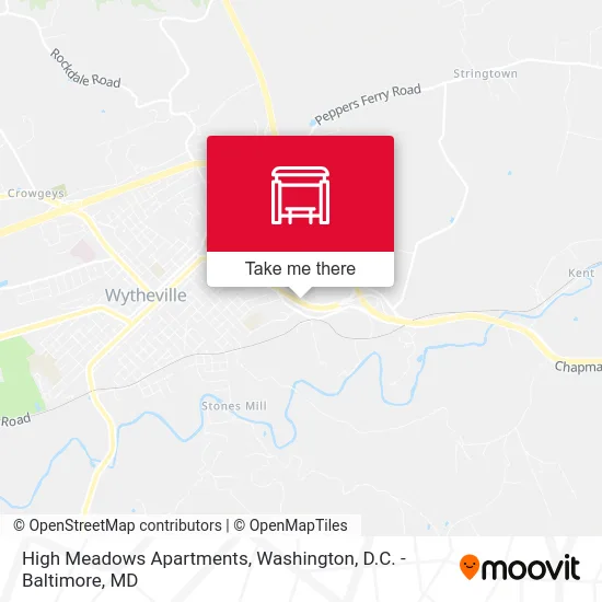 High Meadows Apartments map