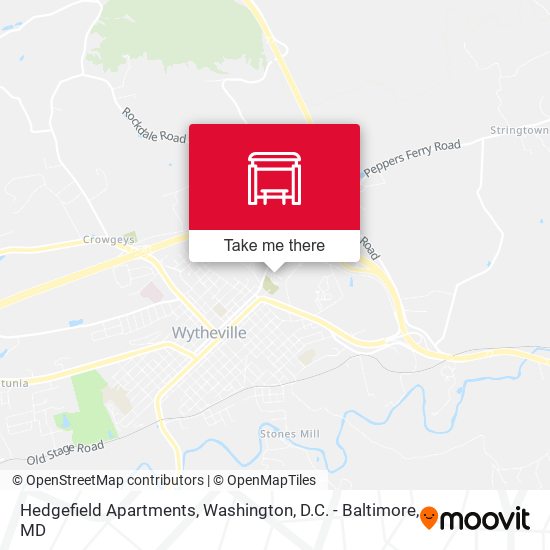 Mapa de Hedgefield Apartments
