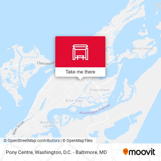 Mapa de Pony Centre