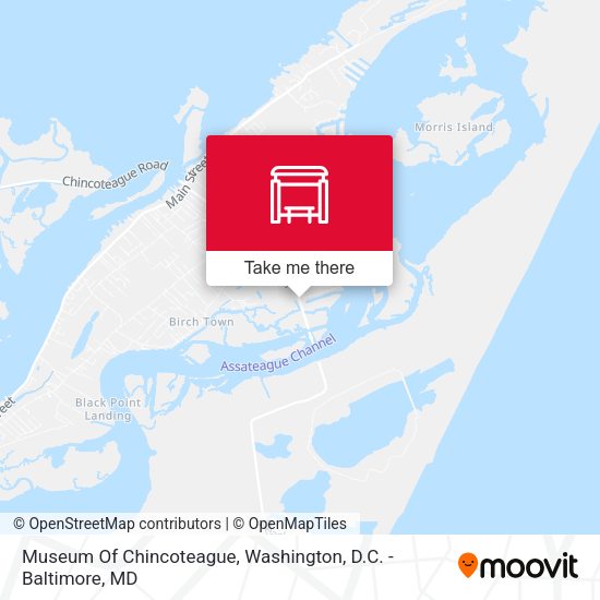 Mapa de Museum Of Chincoteague