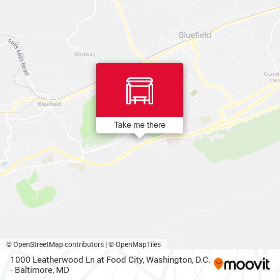 Mapa de 1000 Leatherwood Ln at Food City