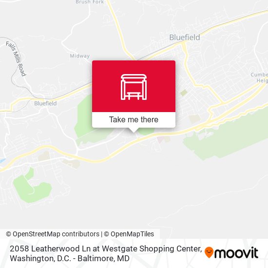 Mapa de 2058 Leatherwood Ln at Westgate Shopping Center