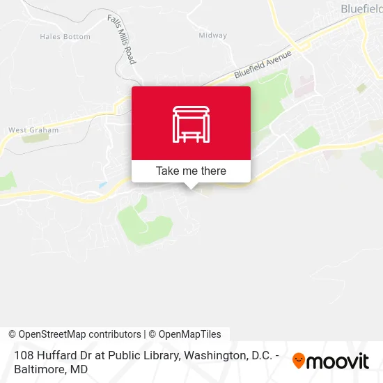 108 Huffard Dr at Public Library map