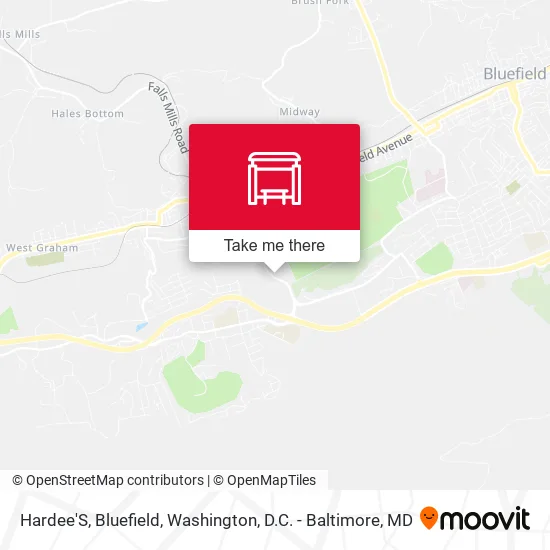 Hardee'S, Bluefield map