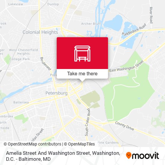 Mapa de Amelia Street And Washington Street
