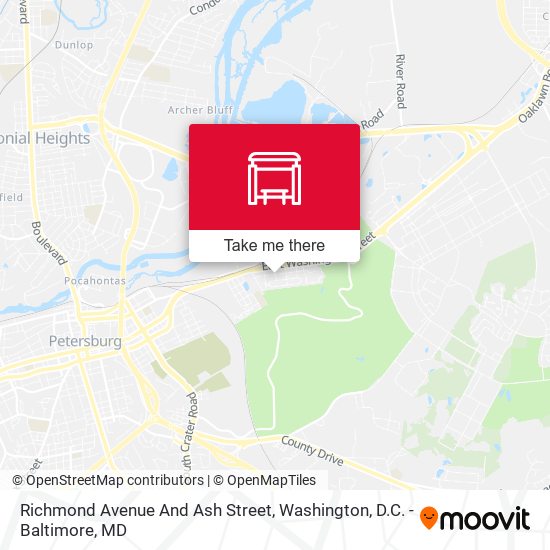 Richmond Avenue And Ash Street map