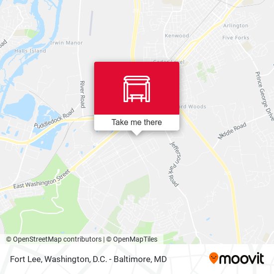 Mapa de Fort Lee
