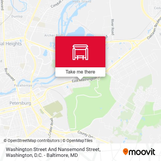 Washington Street And Nansemond Street map