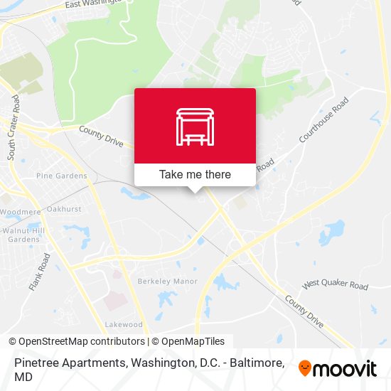 Pinetree Apartments map