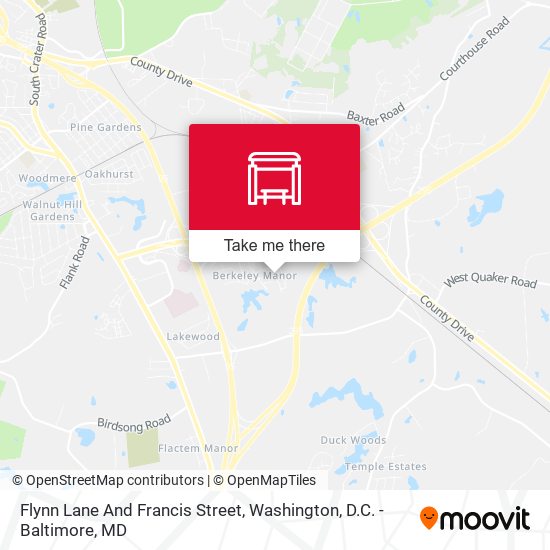 Flynn Lane And Francis Street map