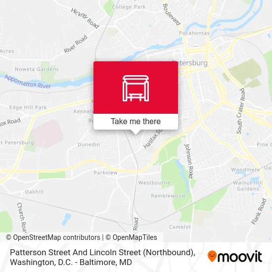 Patterson Street And Lincoln Street (Northbound) map