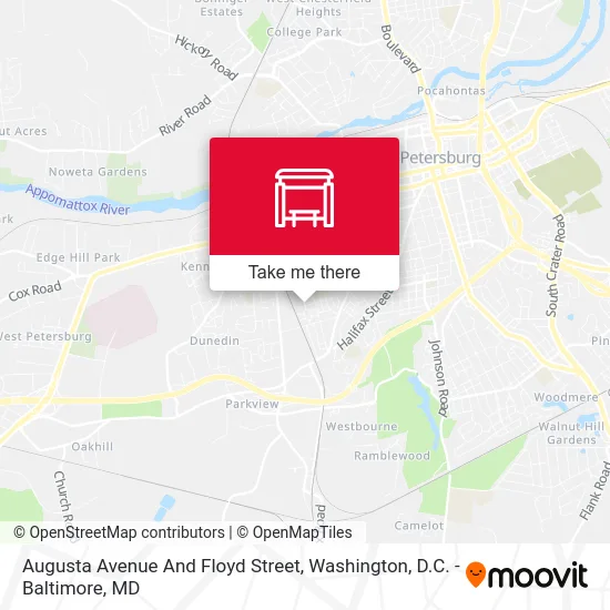 Augusta Avenue And Floyd Street map