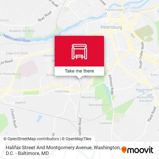 Mapa de Halifax Street And Montgomery Avenue