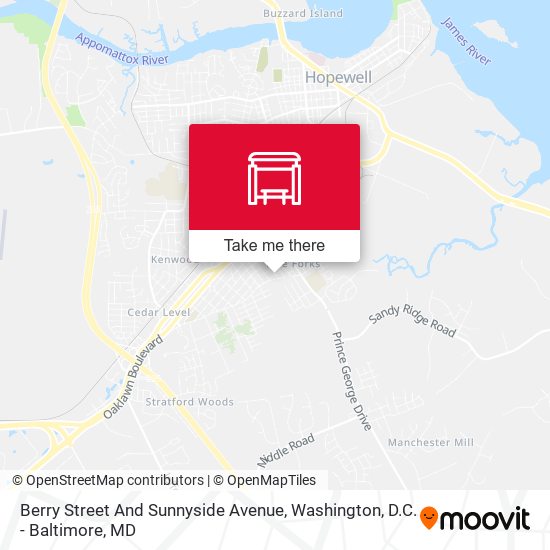 Berry Street And Sunnyside Avenue map