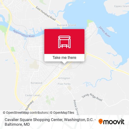Cavalier Square Shopping Center map