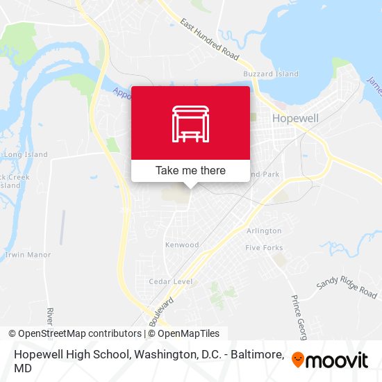 Hopewell High School map