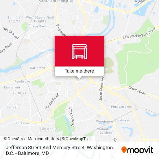 Mapa de Jefferson Street And Mercury Street