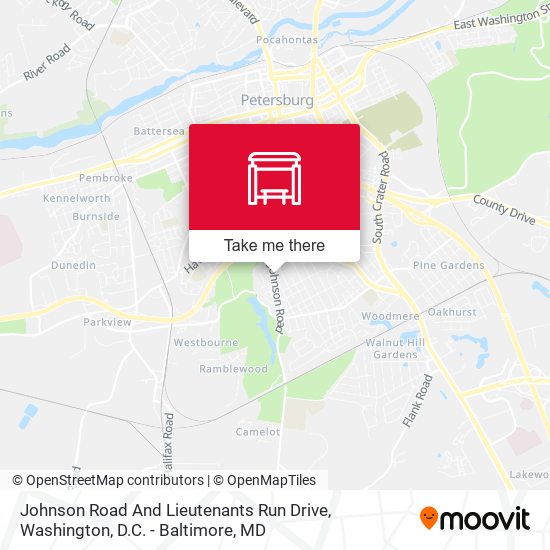 Mapa de Johnson Road And Lieutenants Run Drive