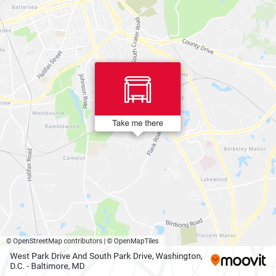 West Park Drive And South Park Drive map