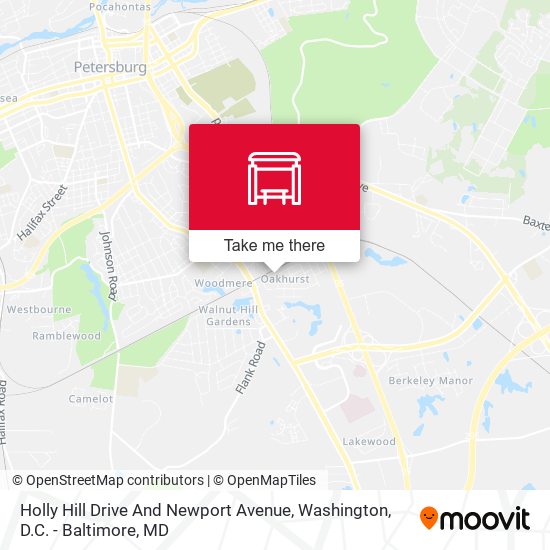 Holly Hill Drive And Newport Avenue map