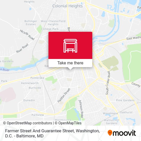 Farmer Street And Guarantee Street map