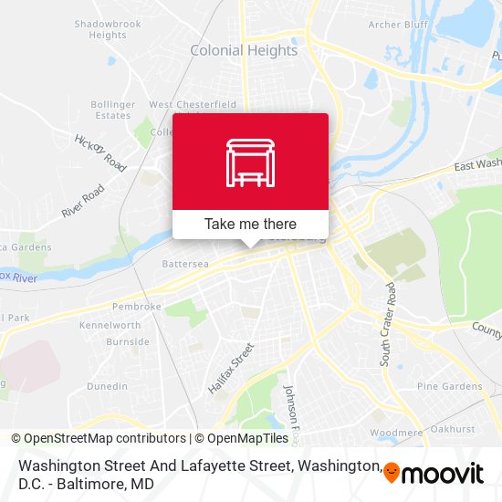Mapa de Washington Street And Lafayette Street