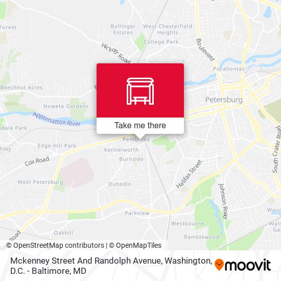 Mckenney Street And Randolph Avenue map