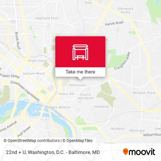22nd + U map