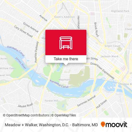 Meadow + Walker map