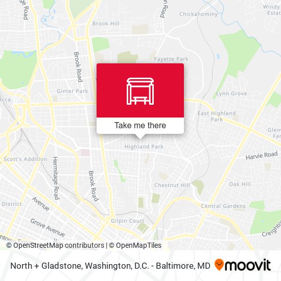 Mapa de North + Gladstone