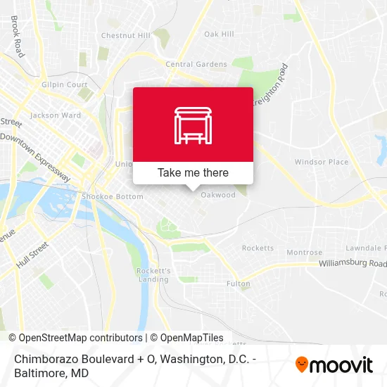 Chimborazo Boulevard + O map