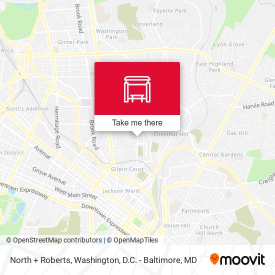 North + Roberts map