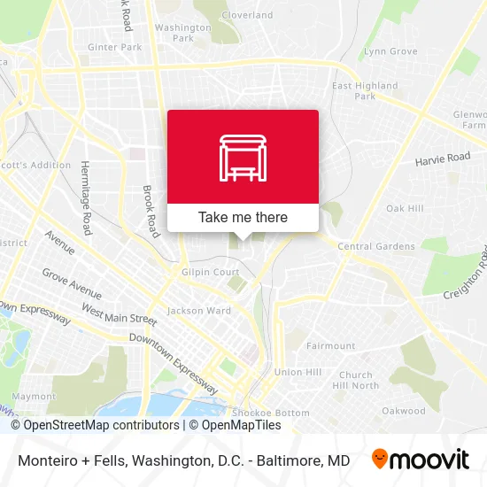 Monteiro + Fells map