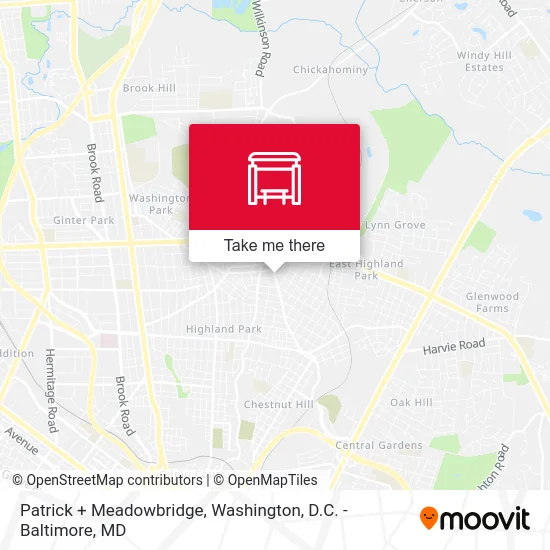 Patrick + Meadowbridge map