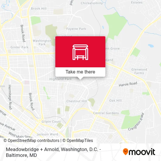 Meadowbridge + Arnold map