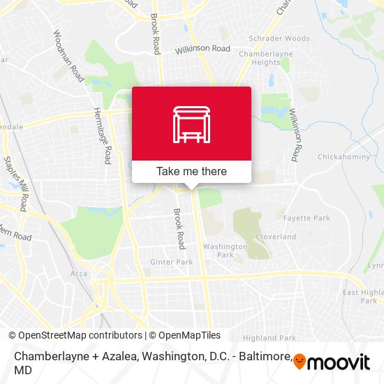 Mapa de Chamberlayne + Azalea