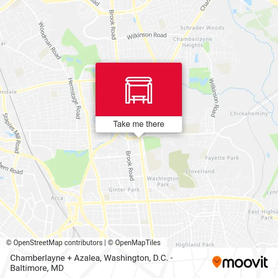 Chamberlayne + Azalea map