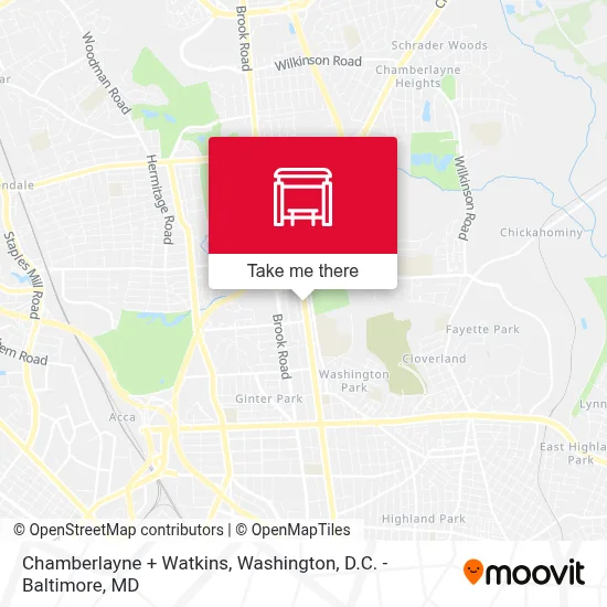 Chamberlayne + Watkins map