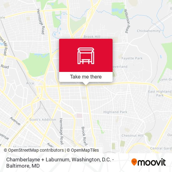 Mapa de Chamberlayne + Laburnum