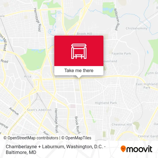 Chamberlayne + Laburnum map