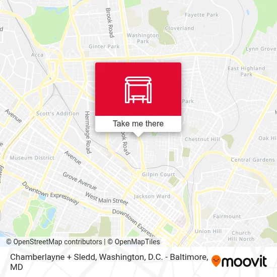 Chamberlayne + Sledd map